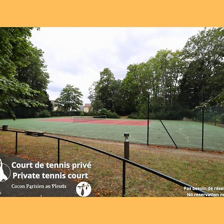 Appartement Cocon Parisien Au Plessis - Court De Tennis Prive à Le Plessis-Bouchard Extérieur photo